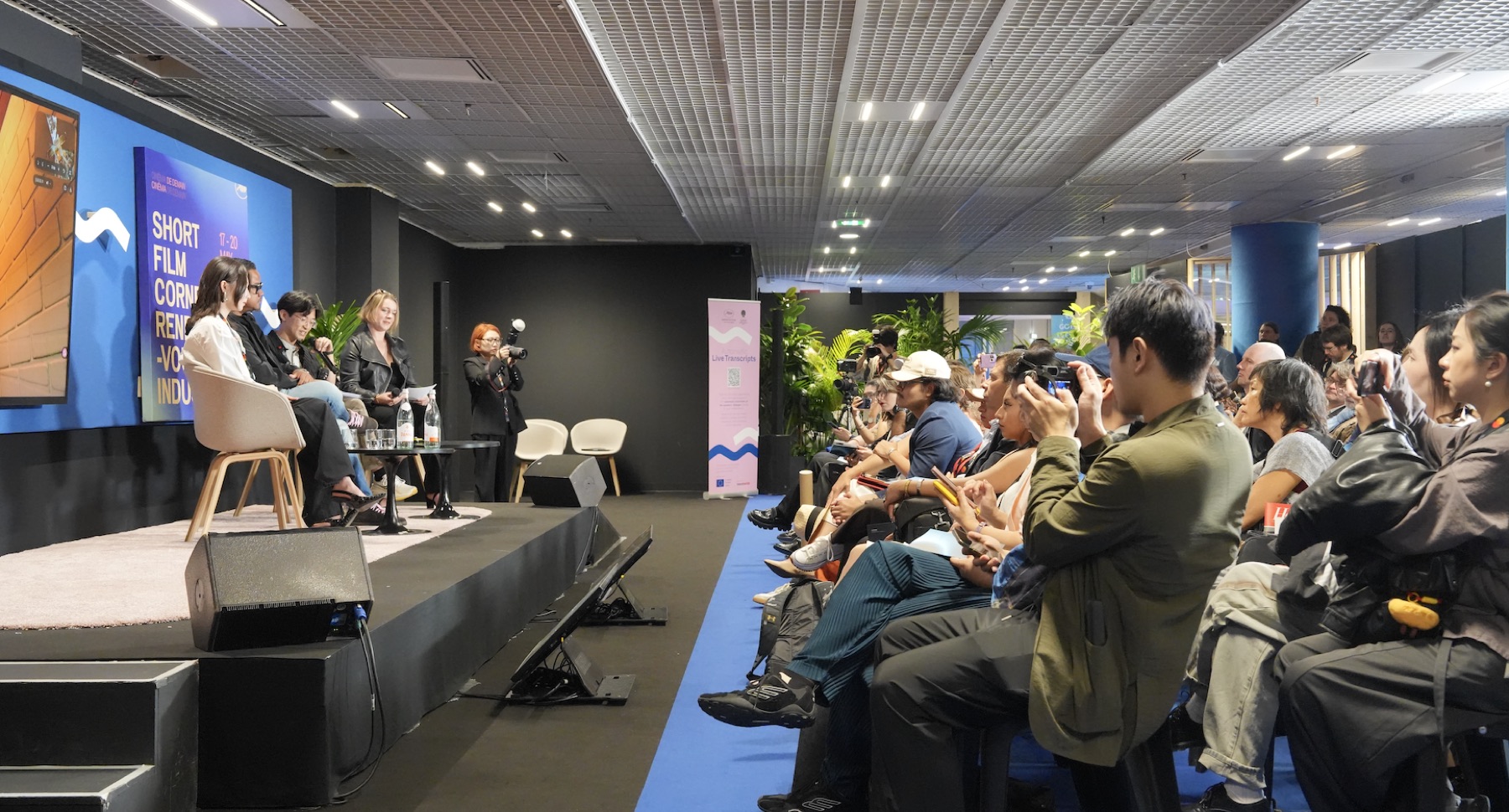 Sequence Film Lab presenting at the March&eacute; du Film panel